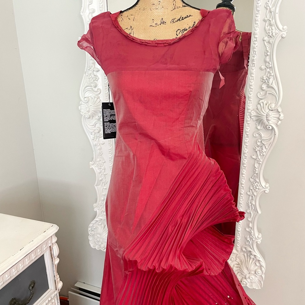 $3295 NWT VINTAGE Marithe Francois Girbaud SILK RARE Couture Dress - Picture 3 of 16
